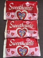 3pk Sweethearts Conversation Hearts, Valentines Day Candy Retro Pack 10.5 Oz