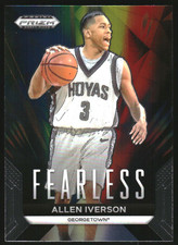 2024-25 Panini Prizm Draft Picks Fearless #17 Allen Iverson - BSK