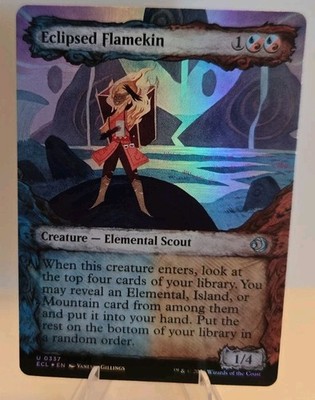 Eclipsed Flamekin (Showcase) MTG Lorwyn Eclipsed Foil