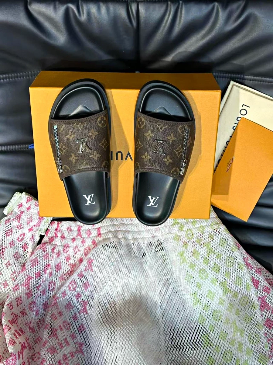 Louis Vuitton 100 % Leather Sandals for Women for sale | eBay