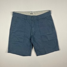 Taylor Stitch Shorts Mens 30 Organic Cotton Utility Pocket Blue