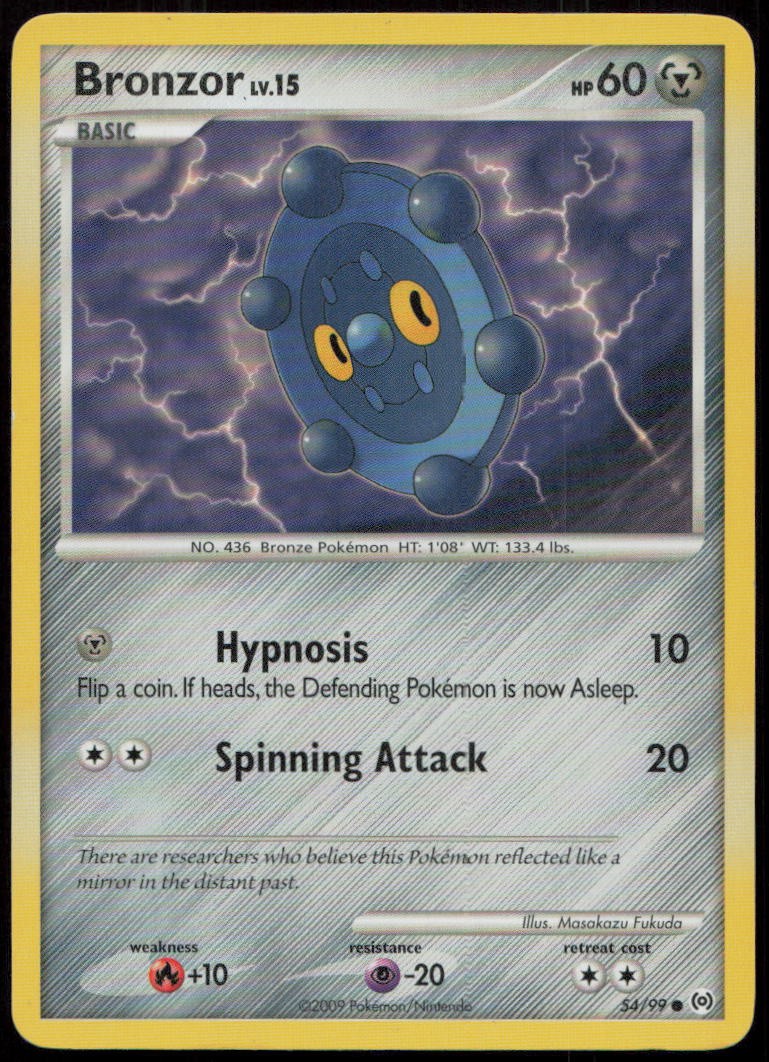 Bronzor 54/99 MP Arceus Common Pokemon