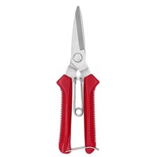 Straight Head Pruning Shears Non-slip HandleStainless Steel Outils Manuels RED