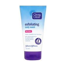 Clean & Clear Exfoliating Daily Wash 150ml Refreshing Acne Cleanser