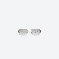 Gentle Monster/ Ttl 02(BRG)/ Glossy Silver Metal/ SquareSunglasses/ Silver/Brown
