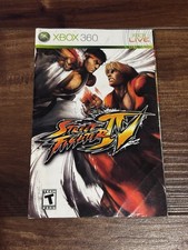 Street Fighter IV 4 XBOX 360 Instruction Manual Only
