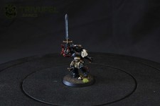 Painted Black Templars Emperors Champion Warhammer 40K Commission Miniature