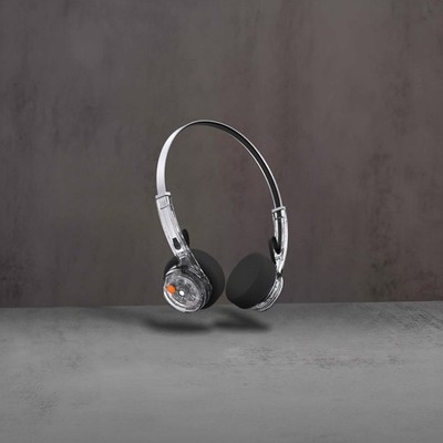 Mondo Freestyle Retro Bluetooth Kopfhörer 80er Design moderner Sound Transparent