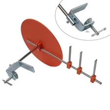 10" Disc  Sewing Machine Binding & Tape Holder Reel with Mounting Clamp #AP50E