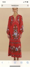 Farm Rio Red Maxi Dress. XS. Never Worn. With Tags. Red Sweet Bloom