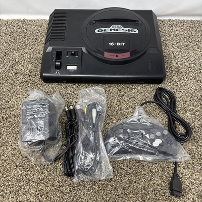 Sega Genesis Model 1601 Gen 1 Console System Bundle - Tested and Works