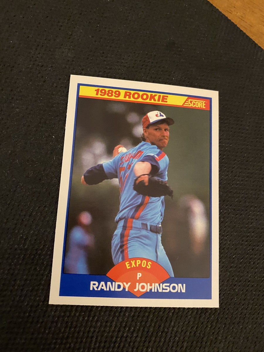 その他 RANDY JOHNSON ROOKIE 1989 Topps RANDY JOHNSON - Rookie Error Card #647 MINT-CLEAN