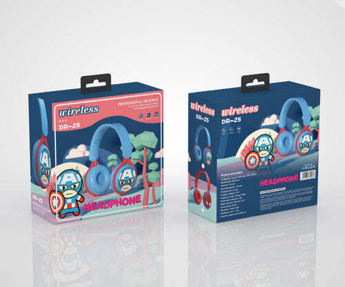 Wireless Bluetooth Kids Cartoon / Super Heroes Headset Bluetooth - Bild 21 von 53