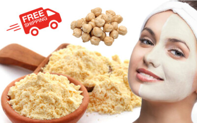 Flour Gram Chick Pea Free oiliness hydrate facemask acne protein whitening paste