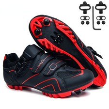 MTB Schuhe Herren Mountainbike Mit SPD Stollenschuhe Fahrrad  Berg Fahrradschuhe