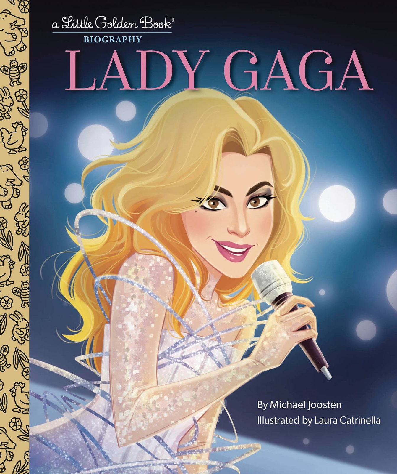 LADY GAGA A LITTLE GOLDEN BOOK BIOGRAPHY HARDCOVER (24 Pages) New Hardback