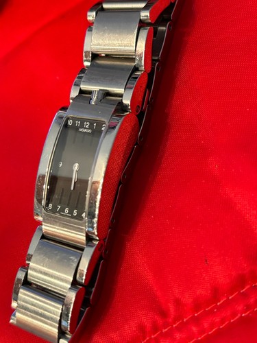 MOVADO authen. LADIES SILVE TONE TANK WATCH SAPHIRE CRITAL 84H51431  38mmx 19 mm - Bild 4 von 7