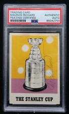 MAURICE RICHARD 1970-71 OPC #254 Signed Autograph PSA/DNA Authentic