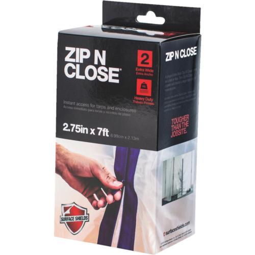 Surface Shields ZC02 Heavy Duty Zip N Close Peel & Stick Wall Zippers 3
