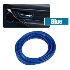 5M Car Interior Decor Blue Point Edge Gap Door Panel Molding Line Accessories