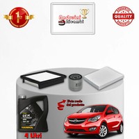 Set Service 3 Filter Und ÖL Opel Viva 1.0 54KW 73CV Von 2015->