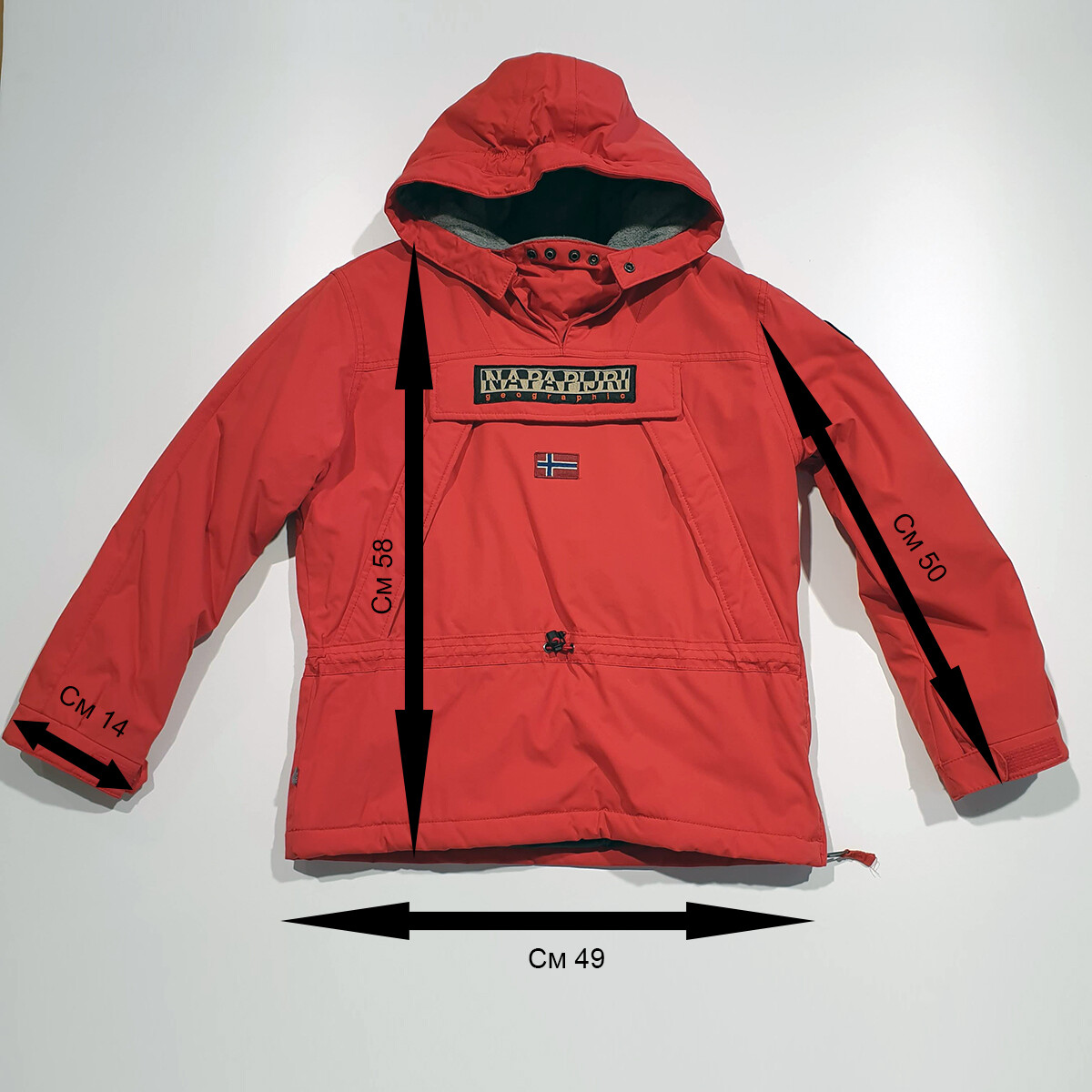 NAPAPIJRI SKIDOO rosso Bambino unisex anni 12