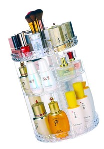 V Hanver Acrylic Makeup Organizer Cosmetic Storage And Vanity Perfume Organi Ebay