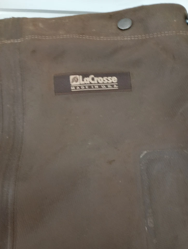 Pre-owned Lacrosse Chest Waders Boots Suspenders Mens M Chest 50 Made In USA - Image 2 of 4