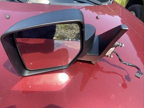 Black Driver Side View Mirror Power Heated, Fits 07-12 JEEP PATRIOT