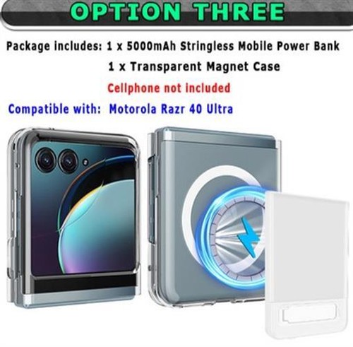 Excellent Choice on magnetic case 5000mAh power bank for Motorola Razr 40 Ultra - Picture 17 of 17