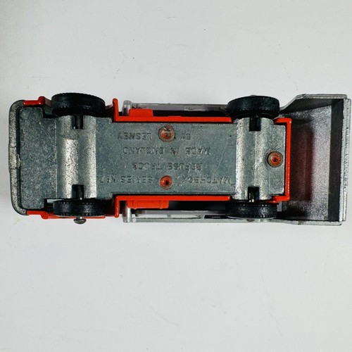 Matchbox Lesney #7 Refuse Truck Orange Grey Vintage - Picture 7 of 7