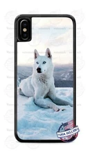 Artic Wolf Gray Blue Eye Phone Case Cover For iPhone 12 Samsung A21 LG Google 4