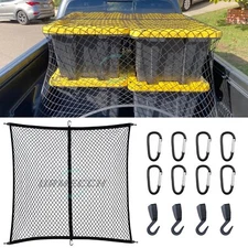 Rear Trunk Bed Elastic Style Mesh Cargo Net For Ford F-250 F250 Pickup Truck
