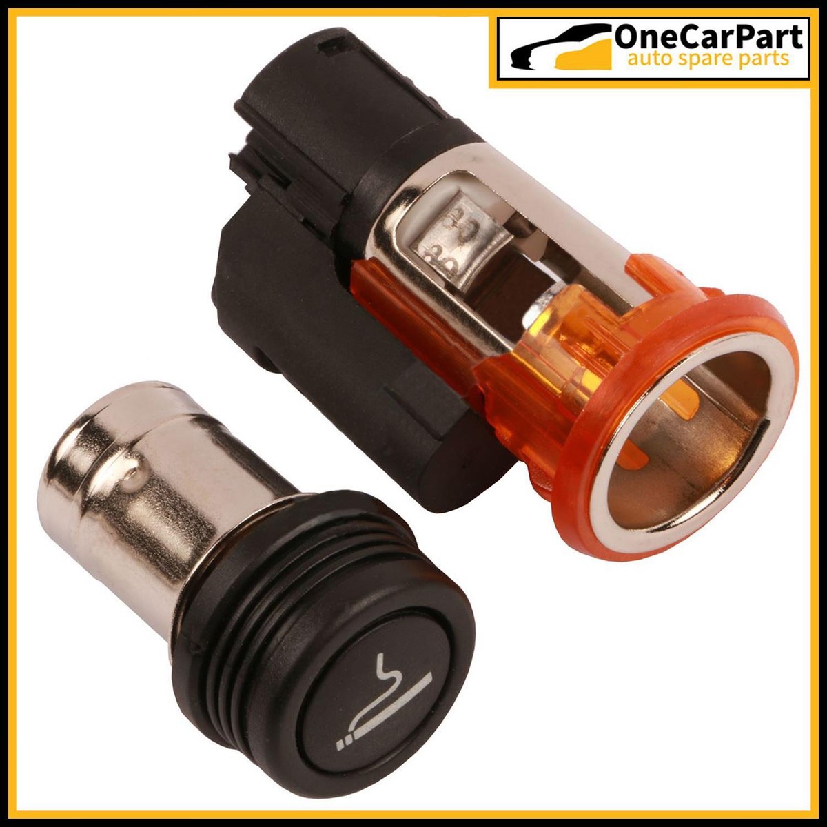 peugeot partner cigarette lighter Brand New 12V Orange Cigarette Lighter Peugeot Partner 106 206