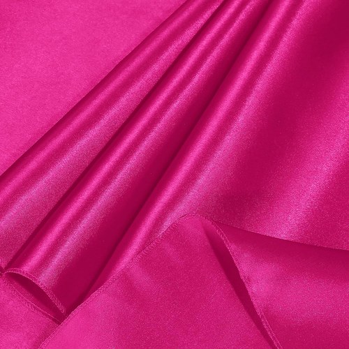 40 Pack Satin Napkins and Napkin Rings Set of 20 Hot Pink Satin Table Napkins 17 - Picture 5 of 7