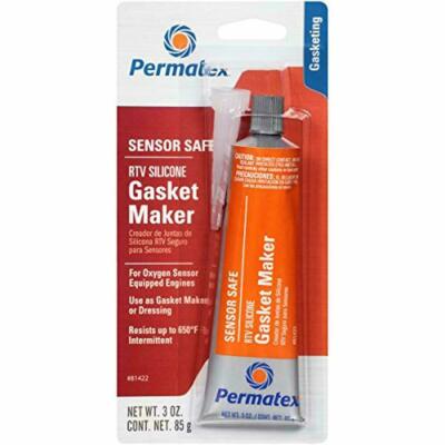 PERMATEX 81422 - Sensor-Safe High-Temp RTV Silicone Gasket Maker, 3 oz.