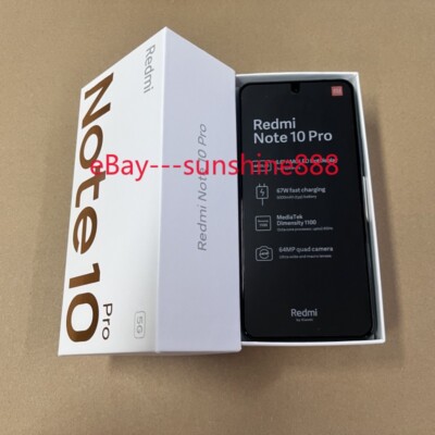 Unlocked Xiaomi Redmi Note10 Pro 5G-Dual SIM 128GB All colors New Sealed 5000mAh