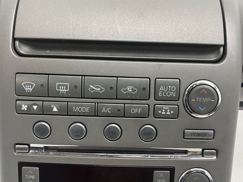 JDM Nissan Skyline v35 G35 Climate Control Panel A/C MD CD Audio Switch - Picture 2 of 12