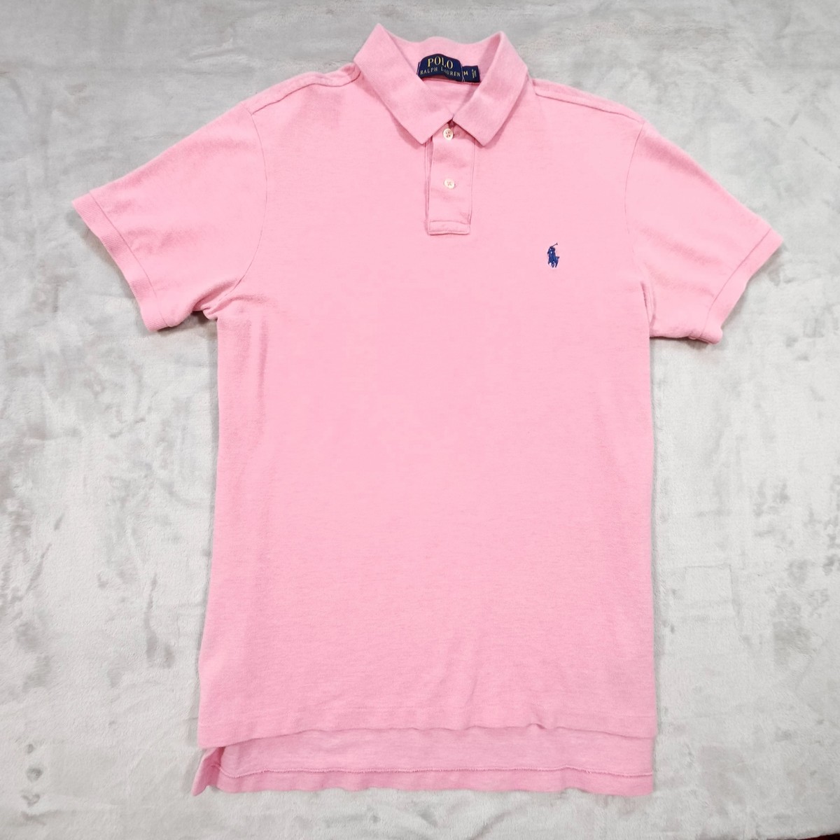 Polo Ralph Lauren M Pink Polo Shirt Tennis Tail | eBay