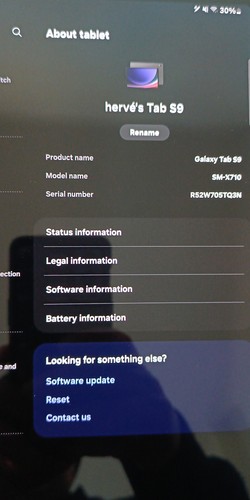 SAMSUNG Galaxy Tab S9 (11'') - 128GB WIFI ANTHRACITE + S pen - Photo 7/10