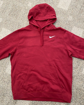 nike club fleece burgundy