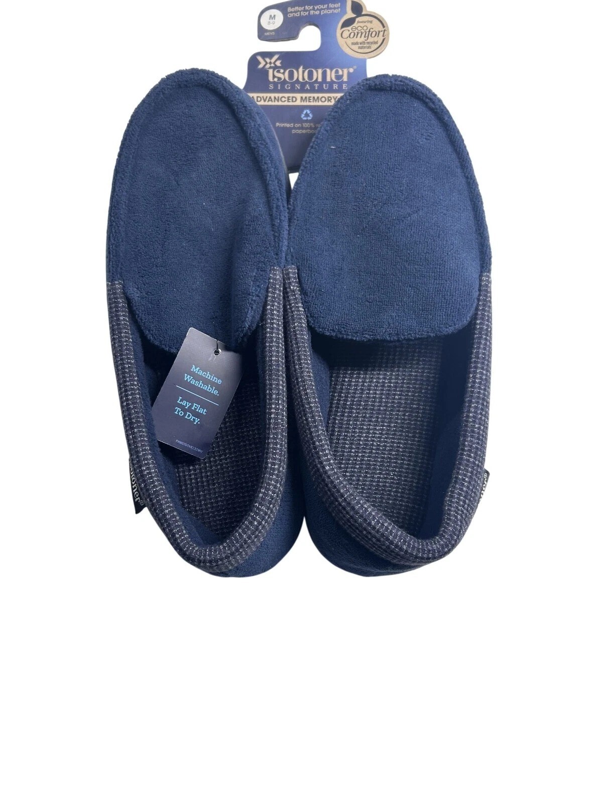 SAOLA Isotoner Ciabatte Uomo Memory Foam M Lavabili in Lavatrice Interno Esterno Suola