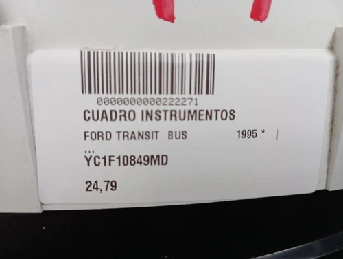 YC1F10849MD Instrumentenblende für FORD TRANSIT BUS (EY) * 222271 - Bild 4 von 4
