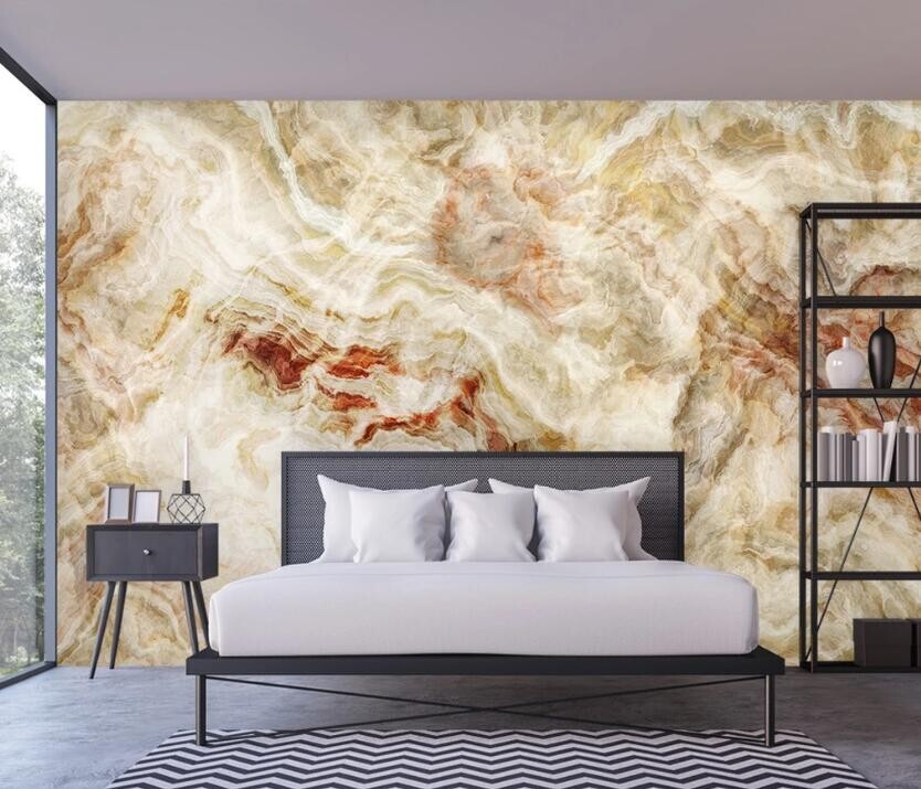 3D Yellow Texture ZHUA15978 Wallpaper Wall Murals Removable Self-adhesive Ann