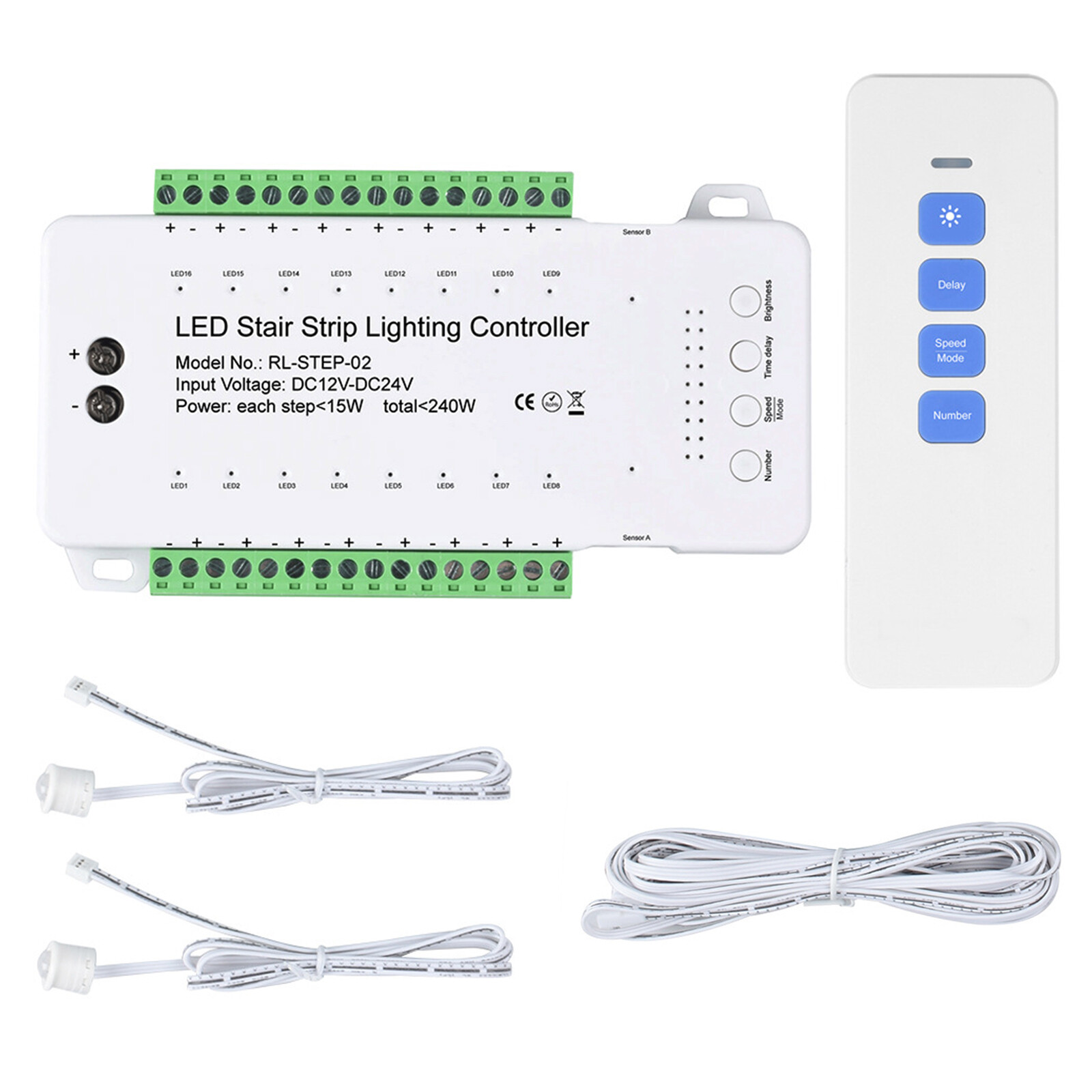 Dimmable Stair Light Controller Ladder Dynamic Lighting Automatic Motion Sensor