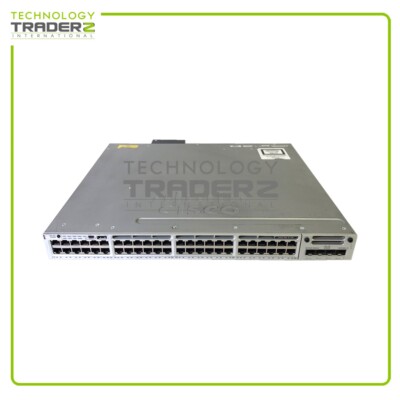 WS-C3850-48F-L V07 Cisco 3850 48-Port PoE+ Switch W/ 1x PWS 1x