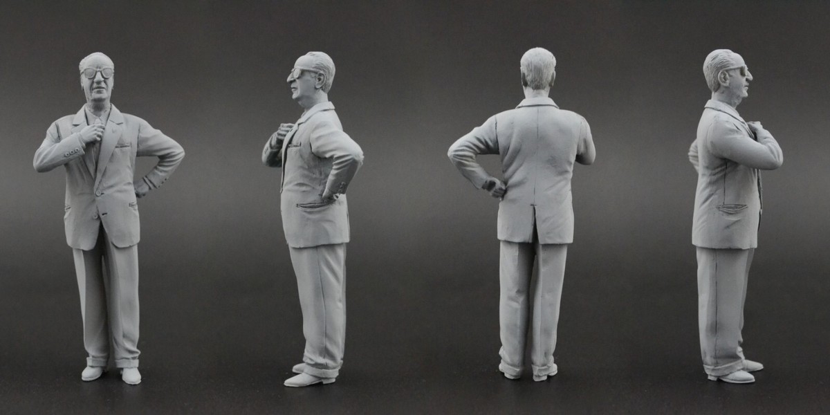Enzo Ferrari Figure pour 1:18 CMC 500 F2 250GTO BBR