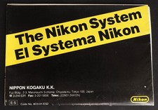 Original The Nikon System Guide - Excellent