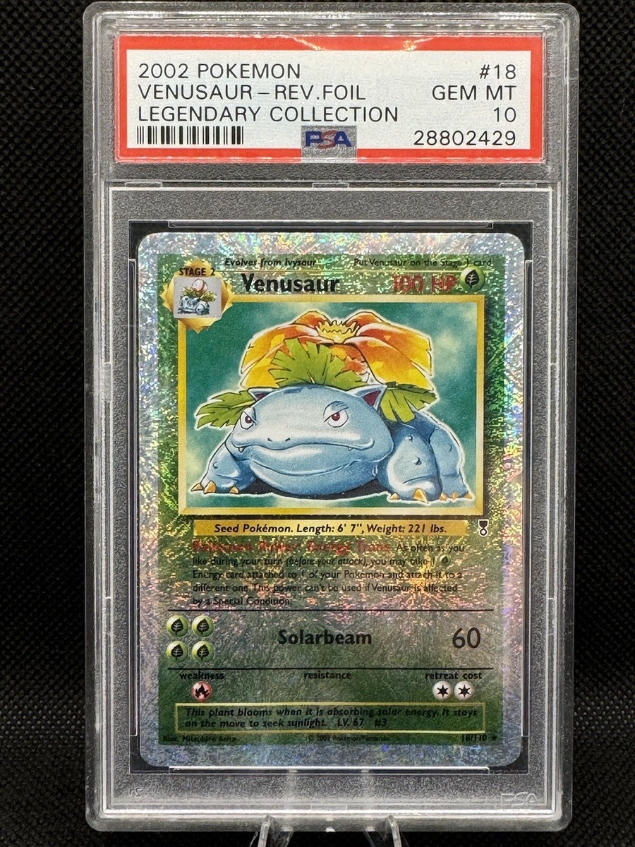 PSA10 シャワーズ　リバースホロ Legendary collection reverse holo foil Venusaur 18/110 PSA