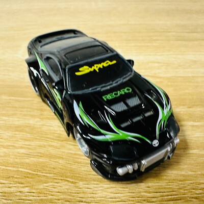 Kentoys Tooned Toyota Supra トヨタ　スープラ　ミニカ Toyota Supra Tooned Kentoys Black Green Recaro Racing X Tuner